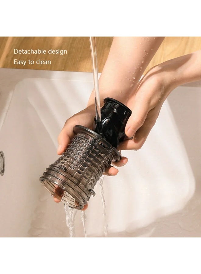 Ceool Slow Juicer Machine for Fruits and Vegetables, Electric Cold Press Juicer, Screw Extrusion Juice Extractor, BPA Free Food Grade Plastic, Citrus Orange Lemon Juicer, Low Speed Masticating Juicer, High Juice Yield, Compact Vertical Design, Home Kitchen Juice Maker - Image 4